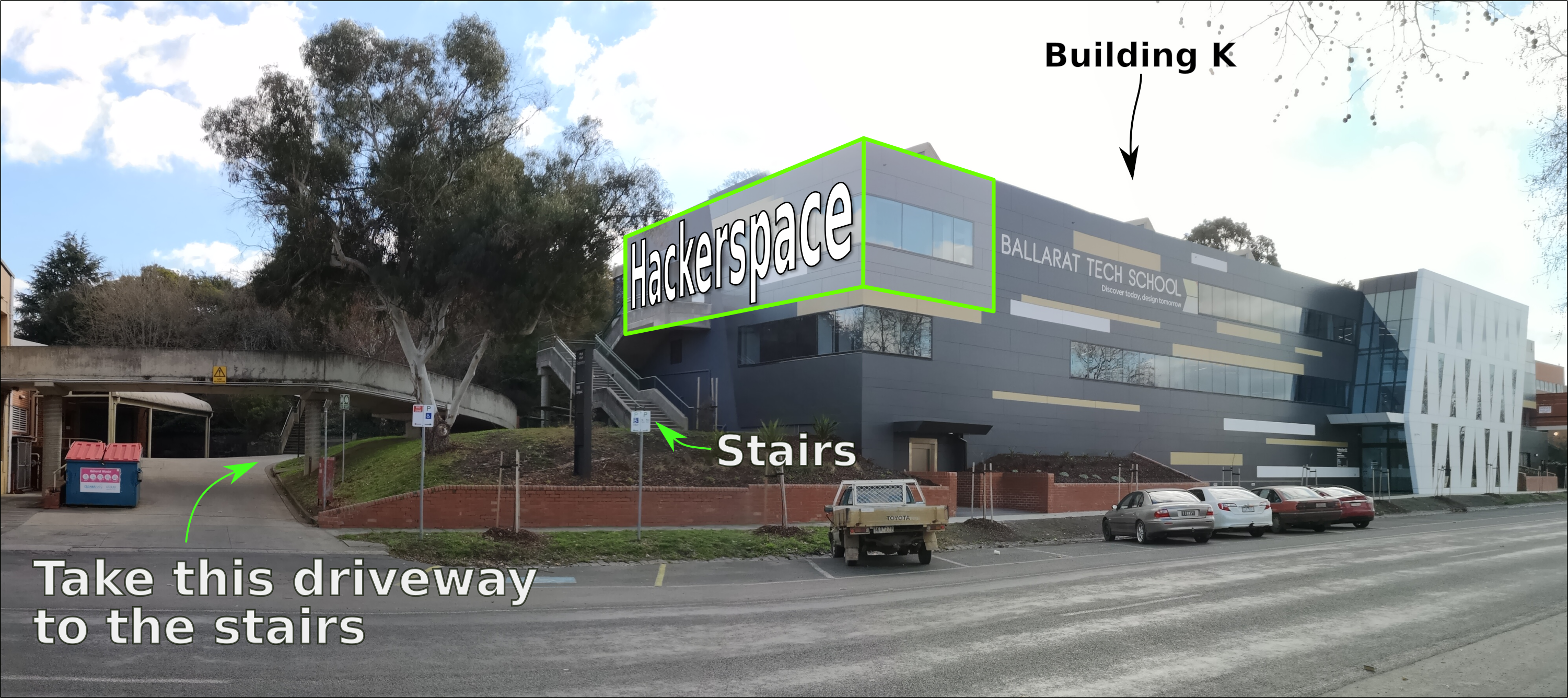 Finding the Ballarat Hackerspace